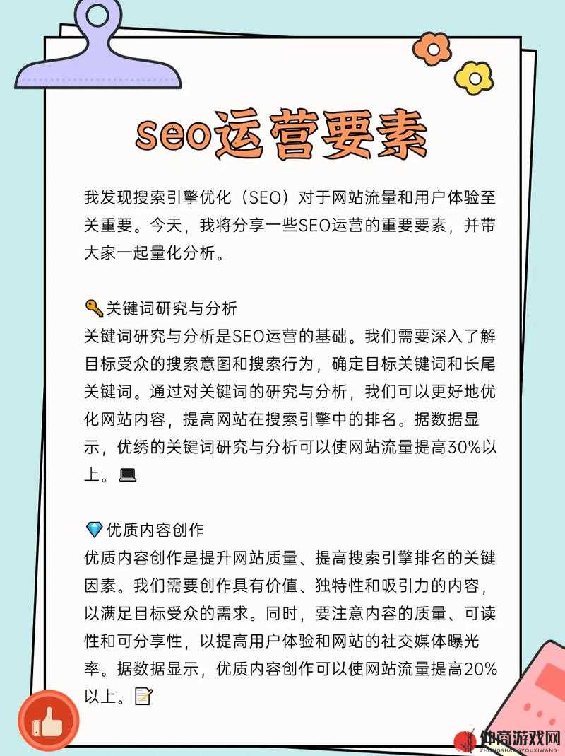 SEO 短视频网页入口网站推广：如何提升网站排名和流量